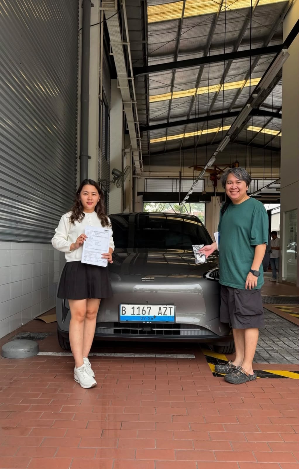 Customer Geely BSD 8
